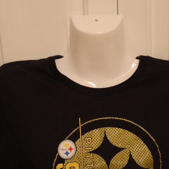 Pittsburg Steelers Delta Pro Weight Medium Short Sleeve Tee NFL Fandom Casual - Picture 12 of 13